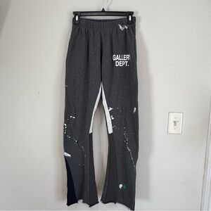 Gallery Dept Dark Grey Flare Sweatpants Size M